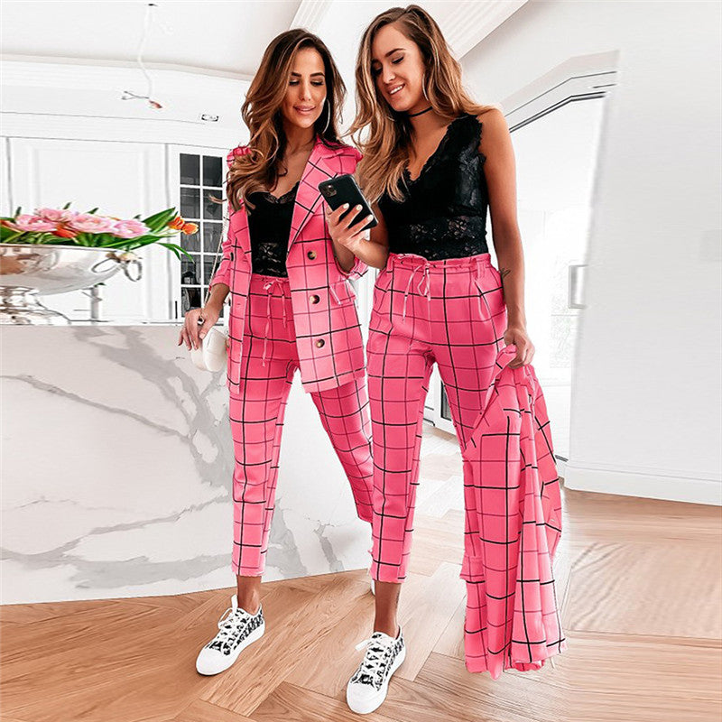 Casual Temperament Double-breasted Suits Plus Size Women - YB Gift Store