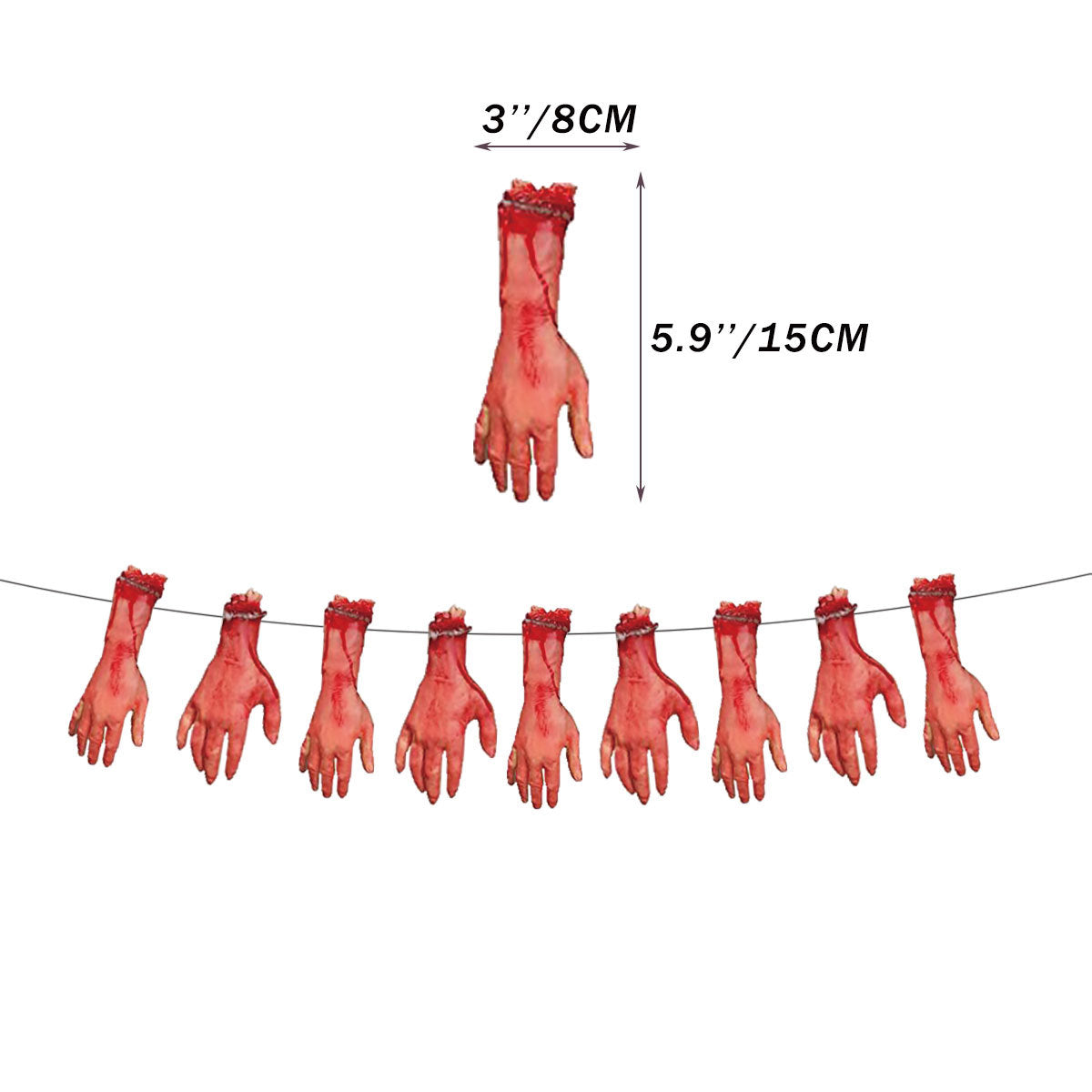 Halloween Banner Hanging Flag Horror Holiday Party Scene Decoration