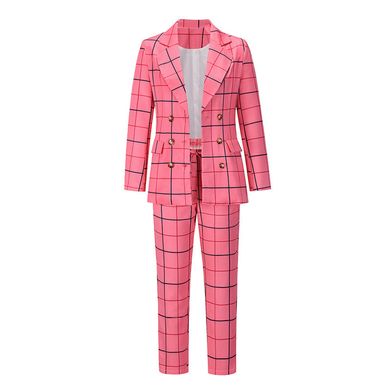 Casual Temperament Double-breasted Suits Plus Size Women - YB Gift Store