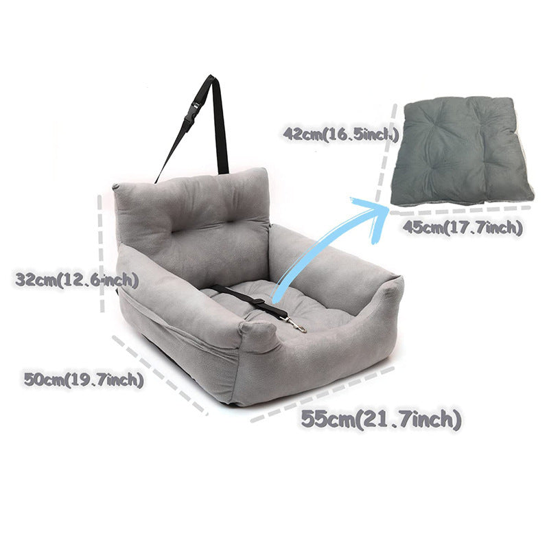 Pet Cathouse Doghouse Car Sofa Pet Bed Co-driving Seat - YB Gift Store