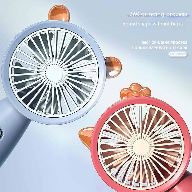 Handheld Portable Fan USB Charging Cartoon - YB Gift Store