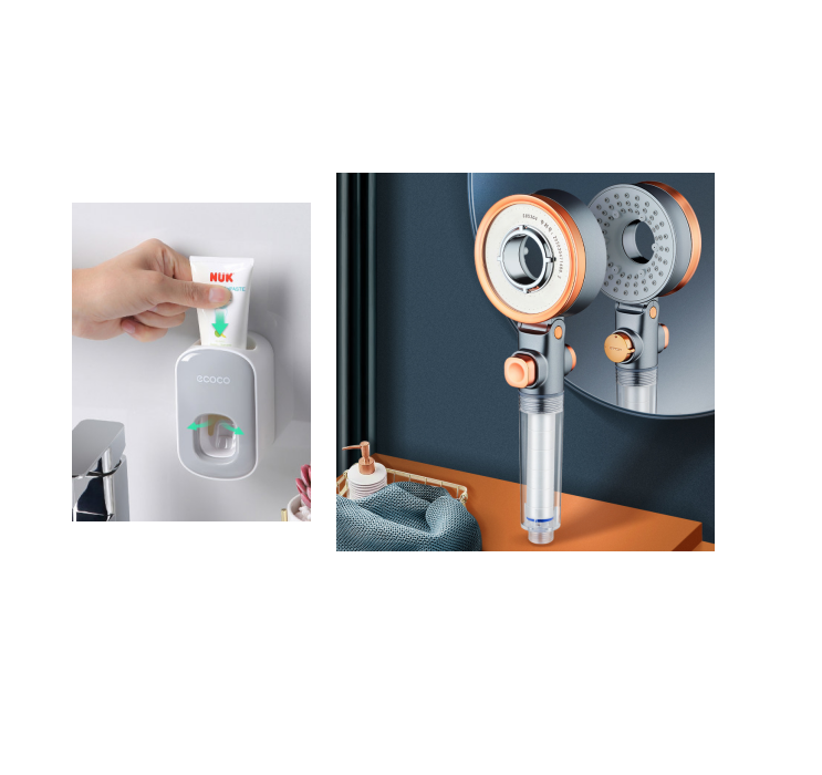 Filtered Shower With Three-speed Pressurized Water Stop - YB Gift Store