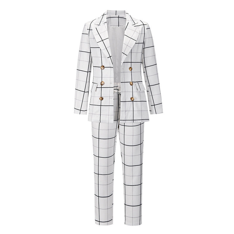 Casual Temperament Double-breasted Suits Plus Size Women - YB Gift Store