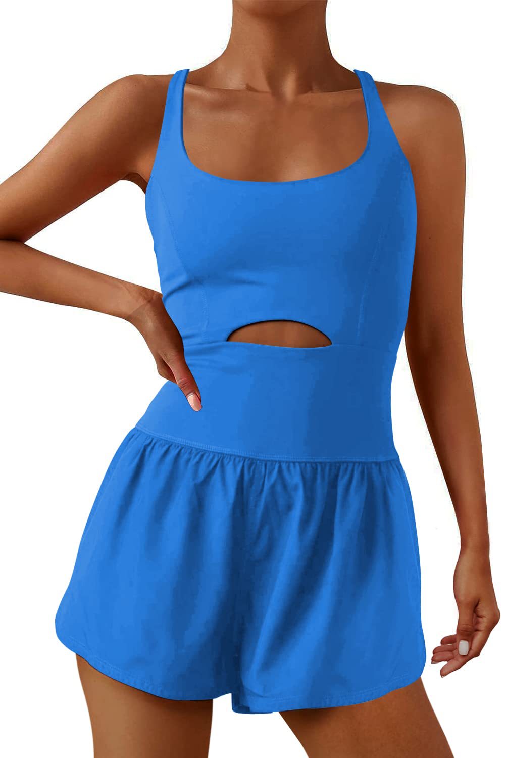 Outdoor Sports Women's Shorts Vest Casual Jumpsuit - YB Gift Store