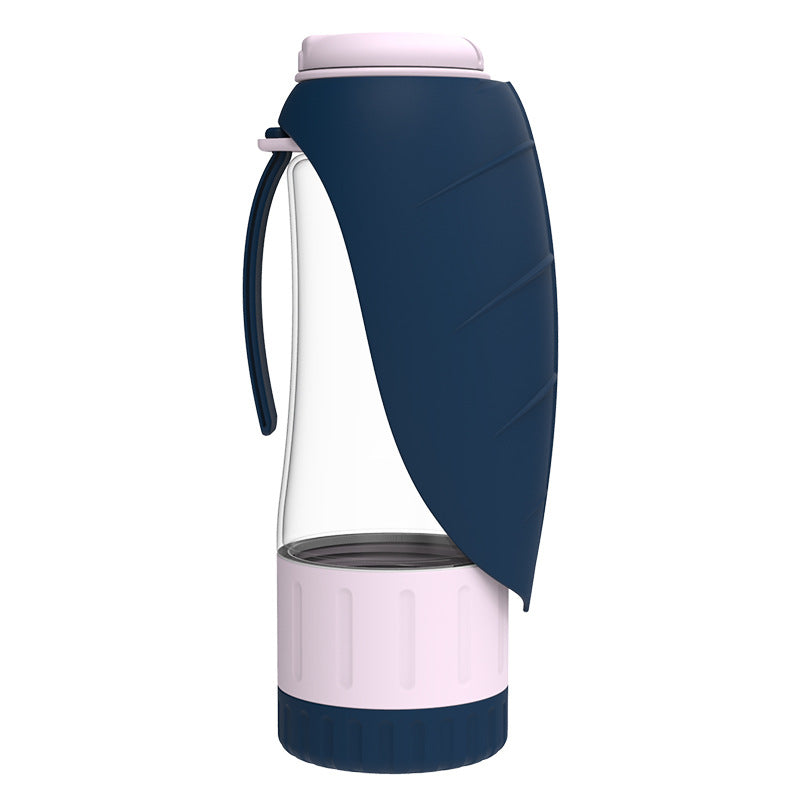 Multifunction Pet Dog Water Bottle Silicone Foldable Portable Puppy Food Bowl