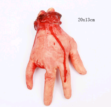 Artificial Blood Hand Horror Broken Four Fingers