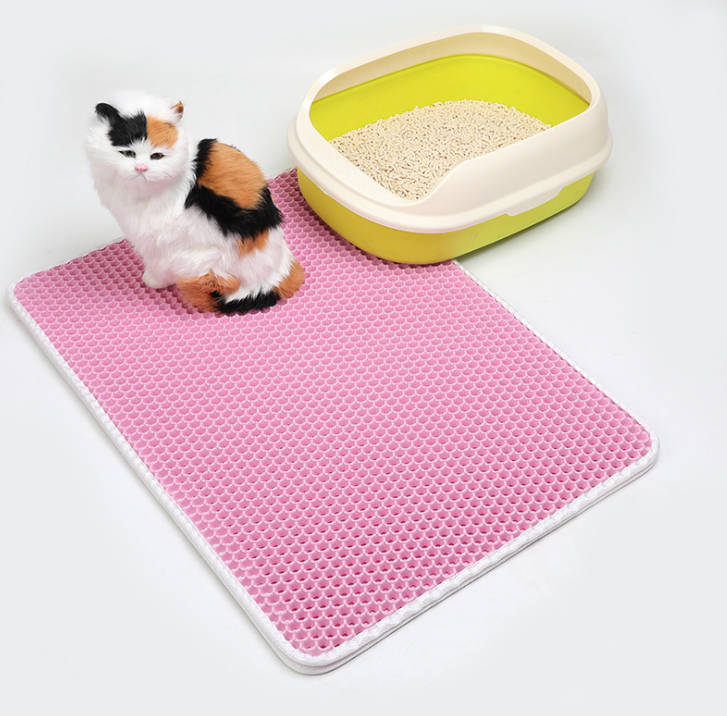 Pet/Cat Litter Mat. Pet Supplies. EVA Double Cat Litter Mat.