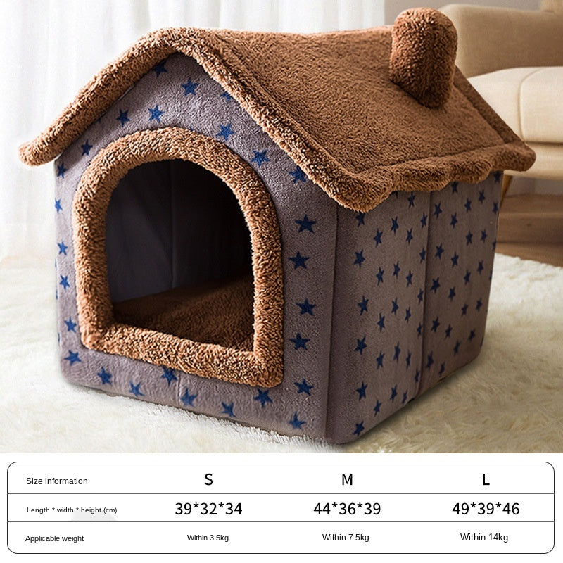 Pet Bed For Small Dog & Cat. Four Seasons Universal Dog House.