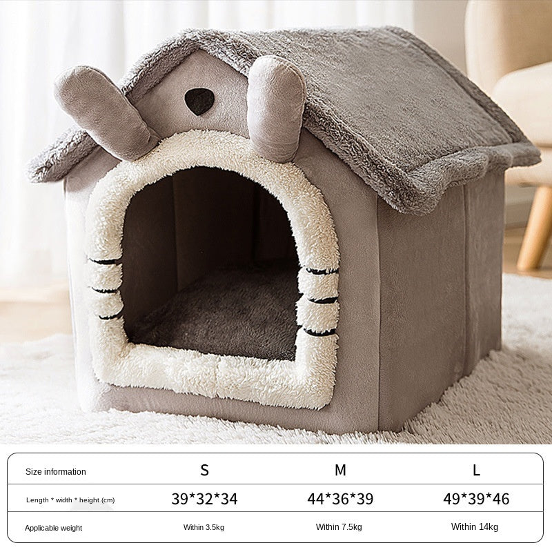 Pet Bed For Small Dog & Cat. Four Seasons Universal Dog House.