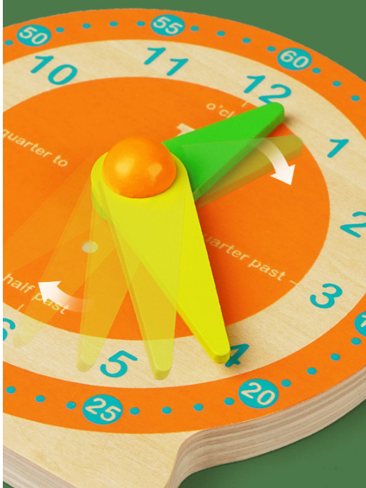 Tick Tock Time Planning Board Games. Puzzle Toys Desktop