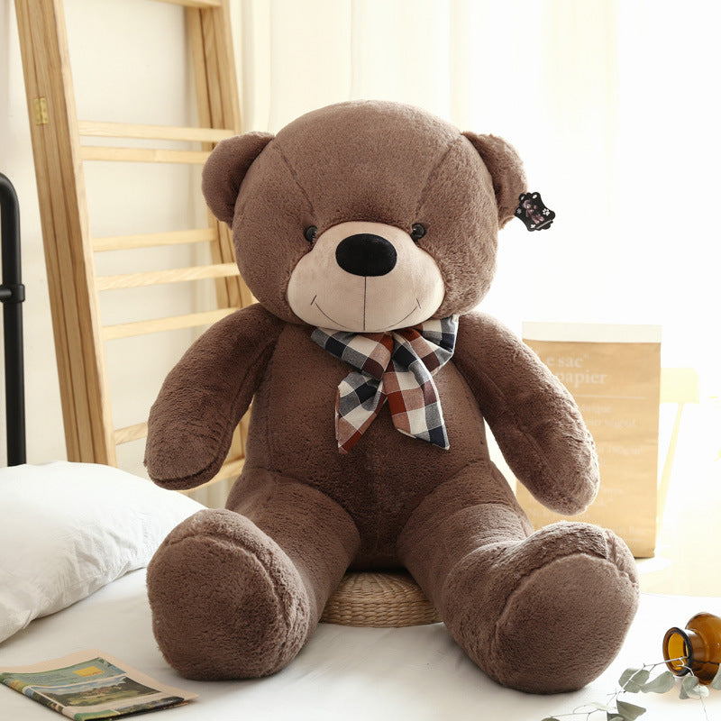 Bow Tie Teddy Bear Doll Custom Plush Toy Large Birthday Gift For Girlfriend Bear Doll - YB Gift Store