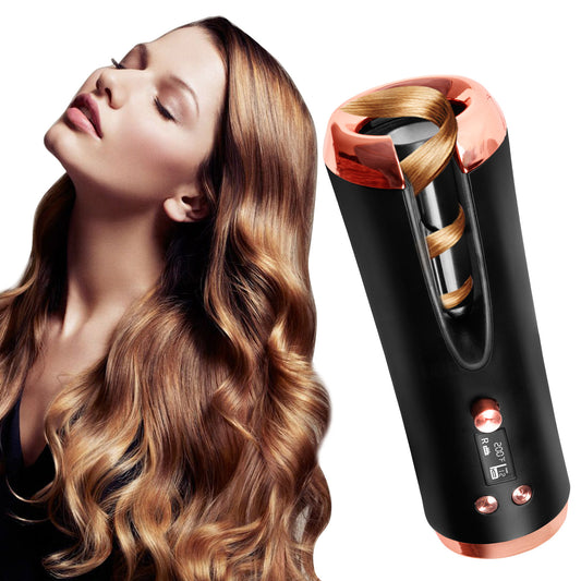 Portable Automatic Curling Iron Multi-Function Charging Travel Smart Wireless Lcd Automatic Curling Iron - YB Gift Store