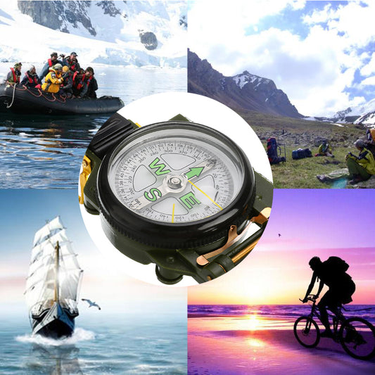 Outdoor Camping Compass, Portable Carabiner For Military Fans - YB Gift Store