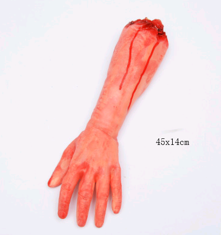 Artificial Blood Hand Horror Broken Four Fingers