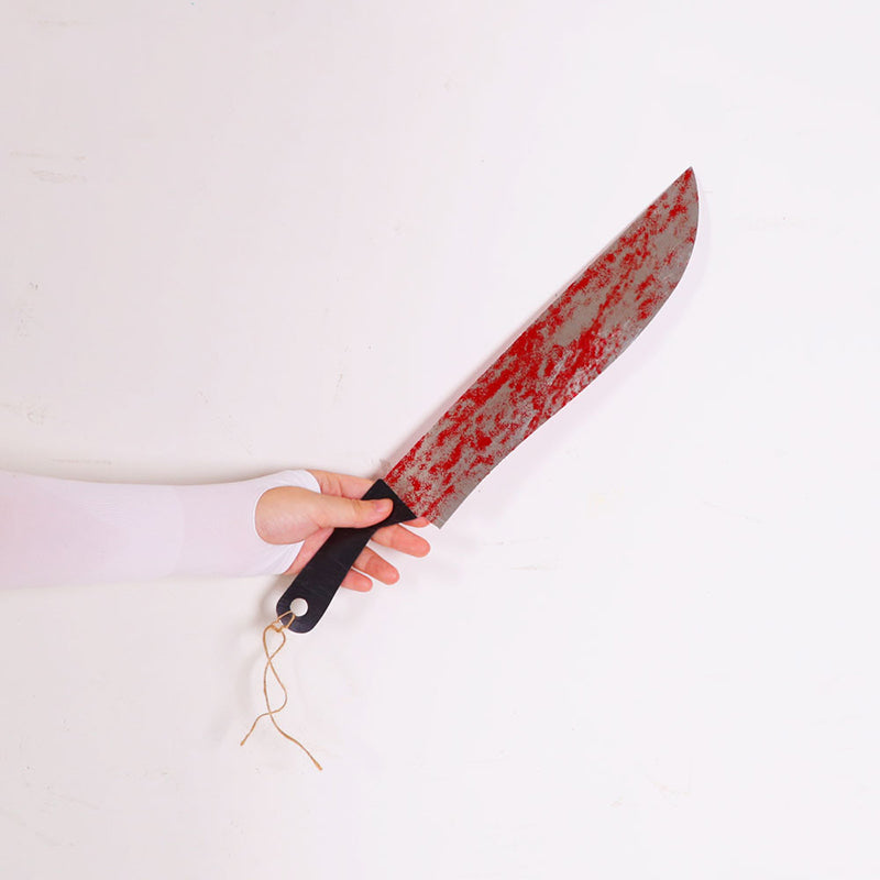 Blood knife halloween decoration