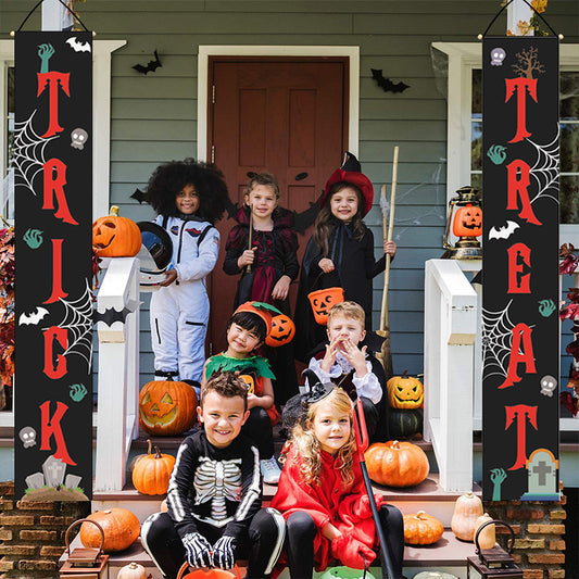 Halloween couplet decoration door couplet banner
