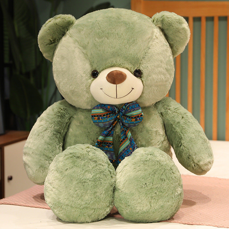 Cute Bow Tie Teddy Bear Doll Plush - YB Gift Store