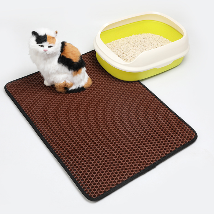 Pet/Cat Litter Mat. Pet Supplies. EVA Double Cat Litter Mat.