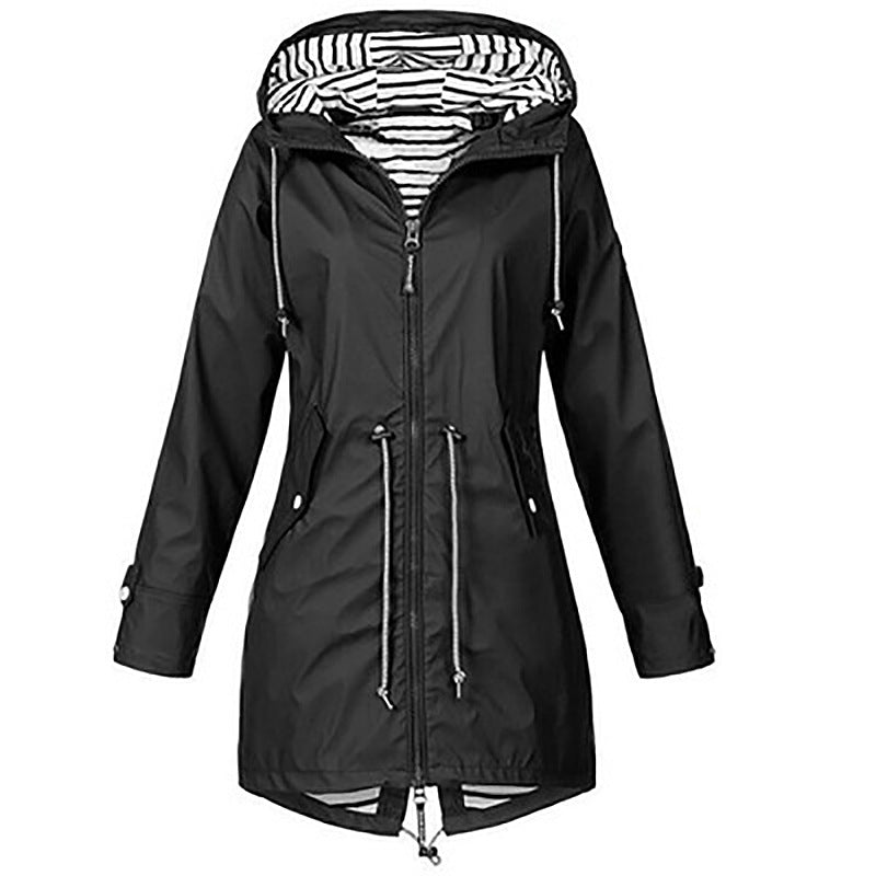 Zipper Women's Jacket 3-in-1 Outdoor Hooded Mountaineering Jacket - YB Gift Store