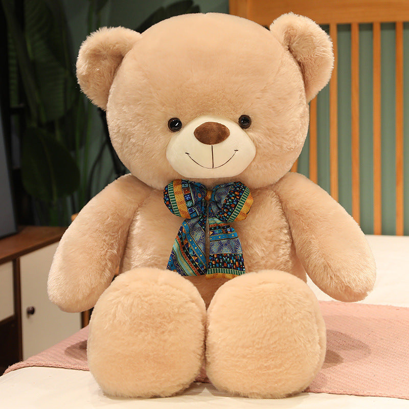 Cute Bow Tie Teddy Bear Doll Plush - YB Gift Store