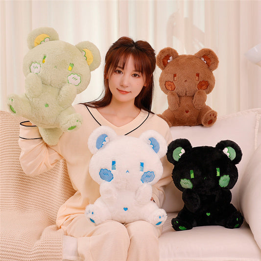 Cartoon Cute Bear Doll Plush Toy - YB Gift Store