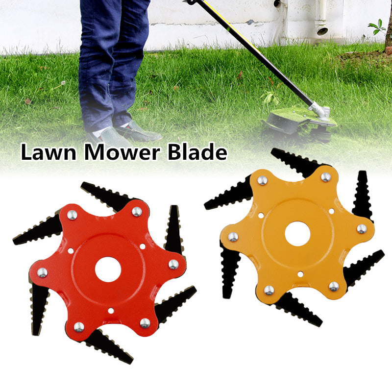 Toothed Lawn Mower Six Blade Blade Lawn Mower Accessories - YB Gift Store