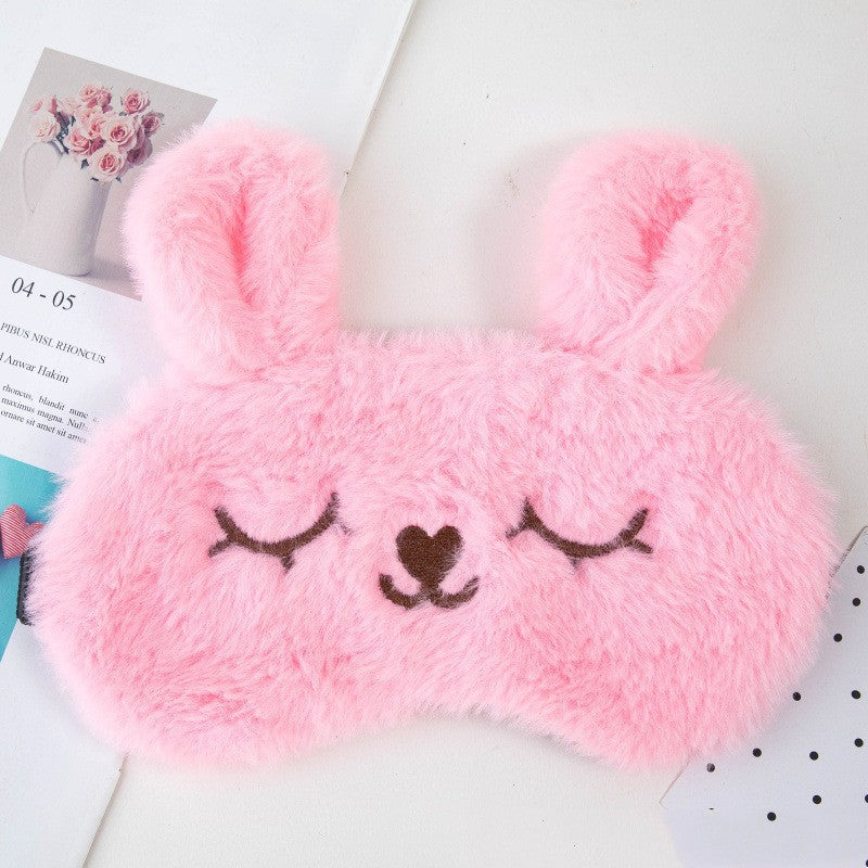 Cartoon Cute Plush Sleeping Eye Mask - YB Gift Store