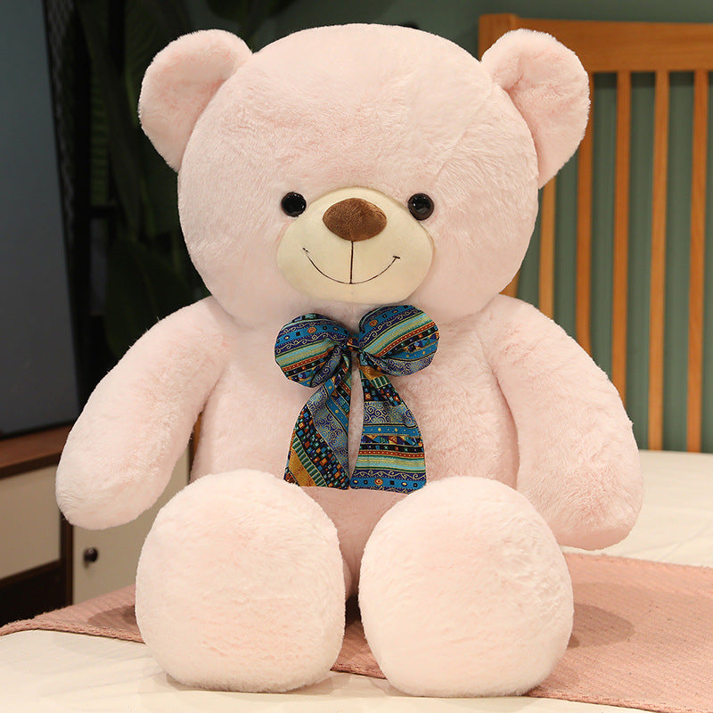 Cute Bow Tie Teddy Bear Doll Plush - YB Gift Store