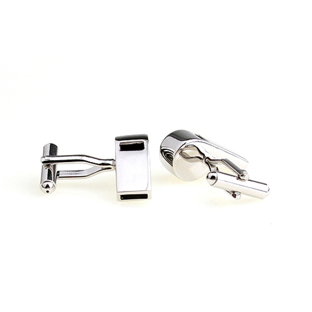 Men's Lifestyle Style Electroplated White Steel Cufflinks - YB Gift Store