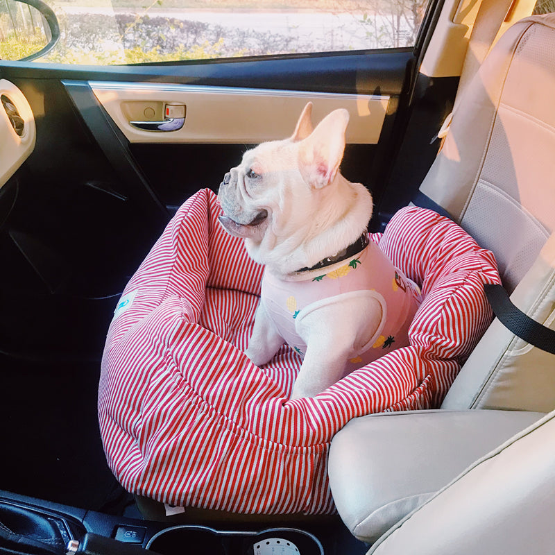 Travel car seat small dog Schnauzer cushion dog - YB Gift Store