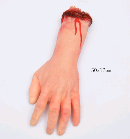 Artificial Blood Hand Horror Broken Four Fingers