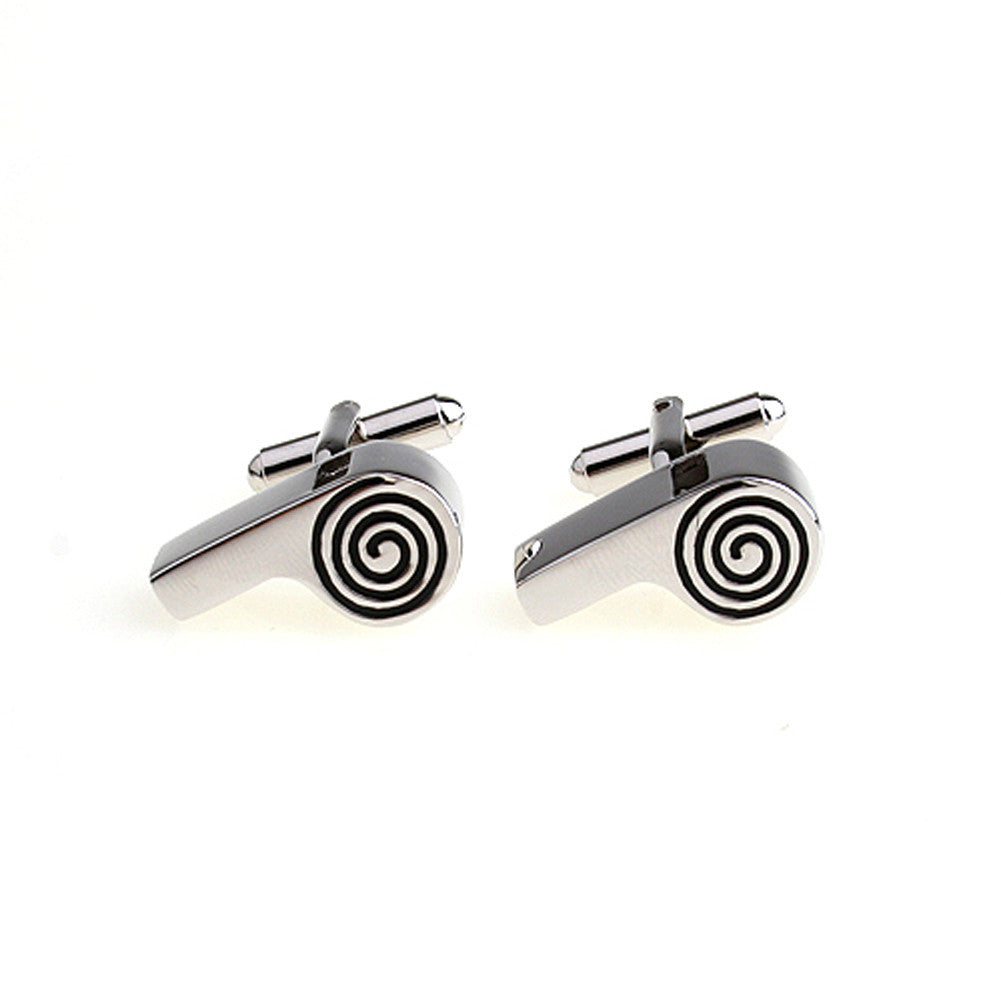 Men's Lifestyle Style Electroplated White Steel Cufflinks - YB Gift Store