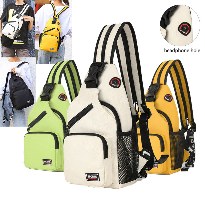 Sports Backpack: Hot Sports Chest Bags Women Backpack Multifunctional Shoulder Bag