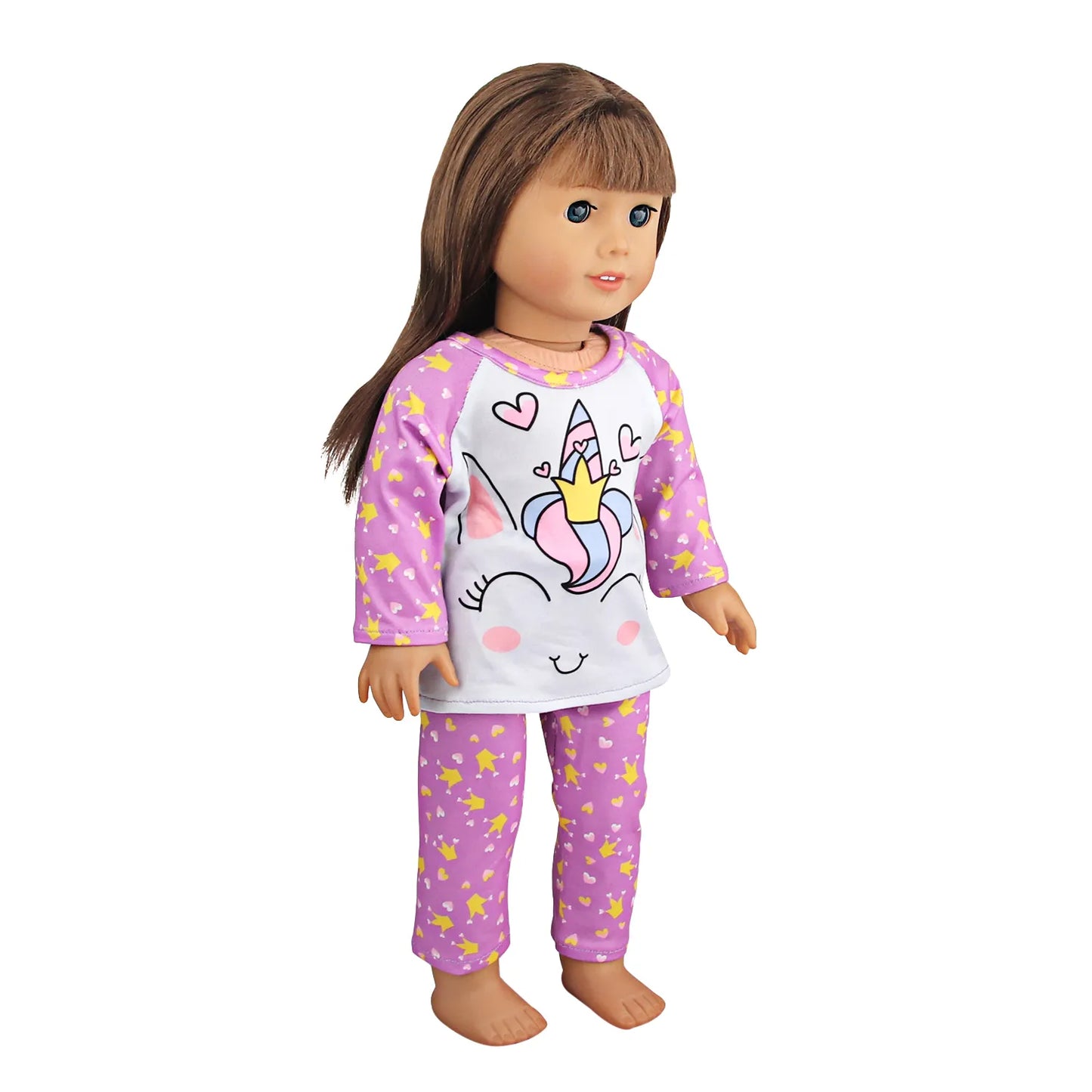 Cute Animal Doll Clothes Rompers Suit Outfit For American 18 Inch Girl&43cm New Baby Born Doll Our Generation Dolls Garment Toy