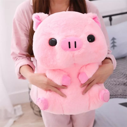 40cm Lovely Fat Round Pig Plush Toys Stuffed Cute Animals Dolls Baby Piggy Kids Appease Pillow for Girls Birthday Chrismas Gifts