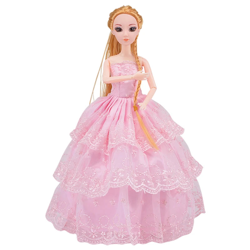 Doll With 83 Accessories DIY Dressup Toys For Girls Fashionista Ultimate Fashion Princess Dolls Set