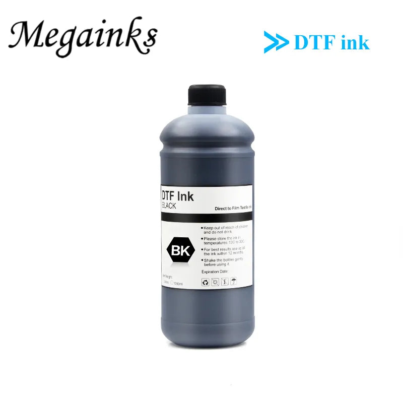 6PCS 1000ML DTF ink kit-2White for direct transfer film for PET film DTF INK all desktop & large format DTF ink printer