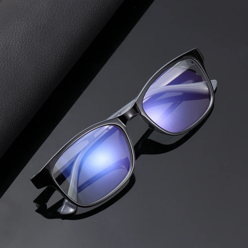 Fashion Anti Blue Rays Radiation Blocking Men Women Computer Goggles Anti-UV Flat Mirror Eyeglasses Blue Light Glasses Frame