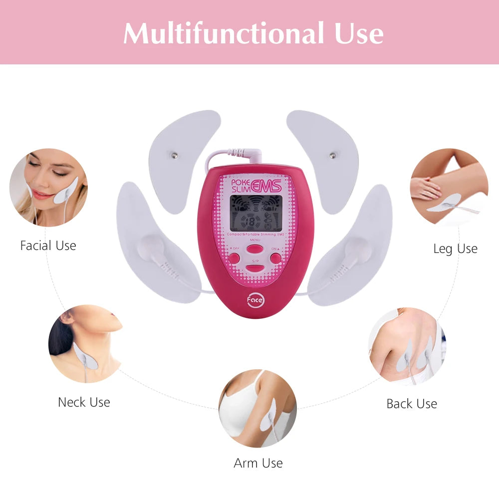 Electric Face Lifting Slimming Facial Massager EMS Microcurrent Double Chin Eye Lift Up Skin Tightening Shaper Beauty Device