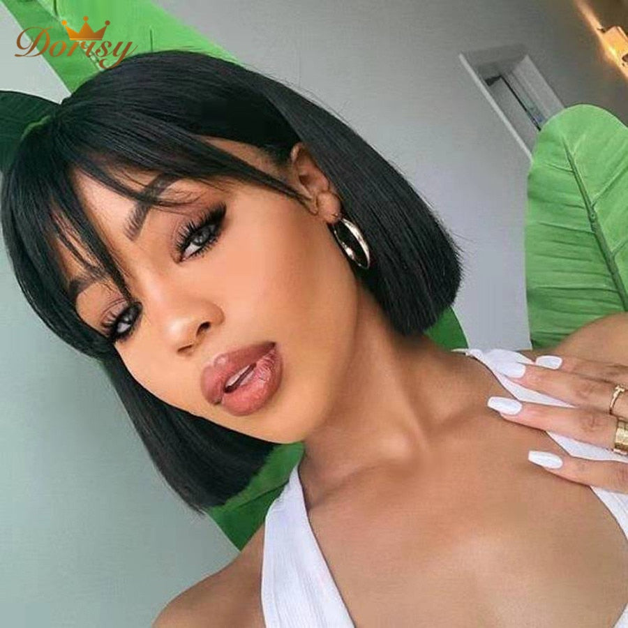 Short Human Hair Wigs Bob Hair Wig Glueless Wigs