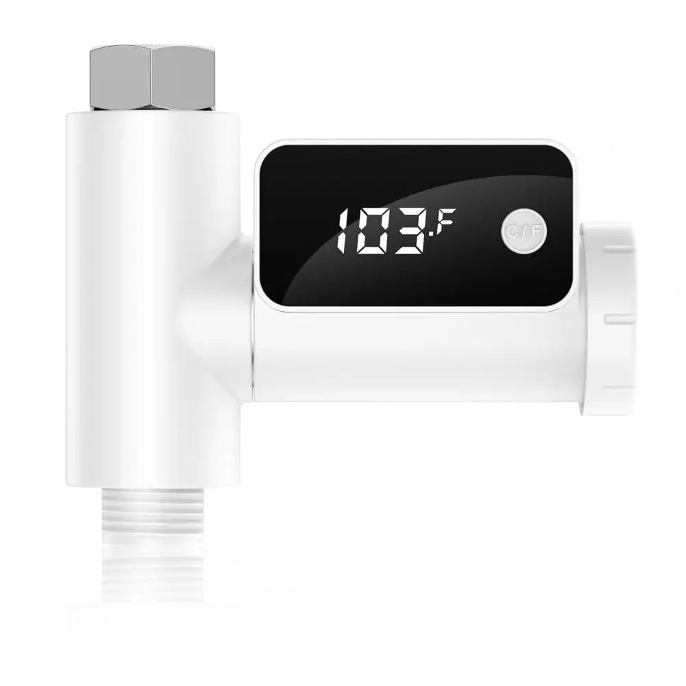 Baby Water Temperature Monitor LED Display Quick Measurement 360 Rotation Anti-Leaking Water Temperature Monitor Shower Products