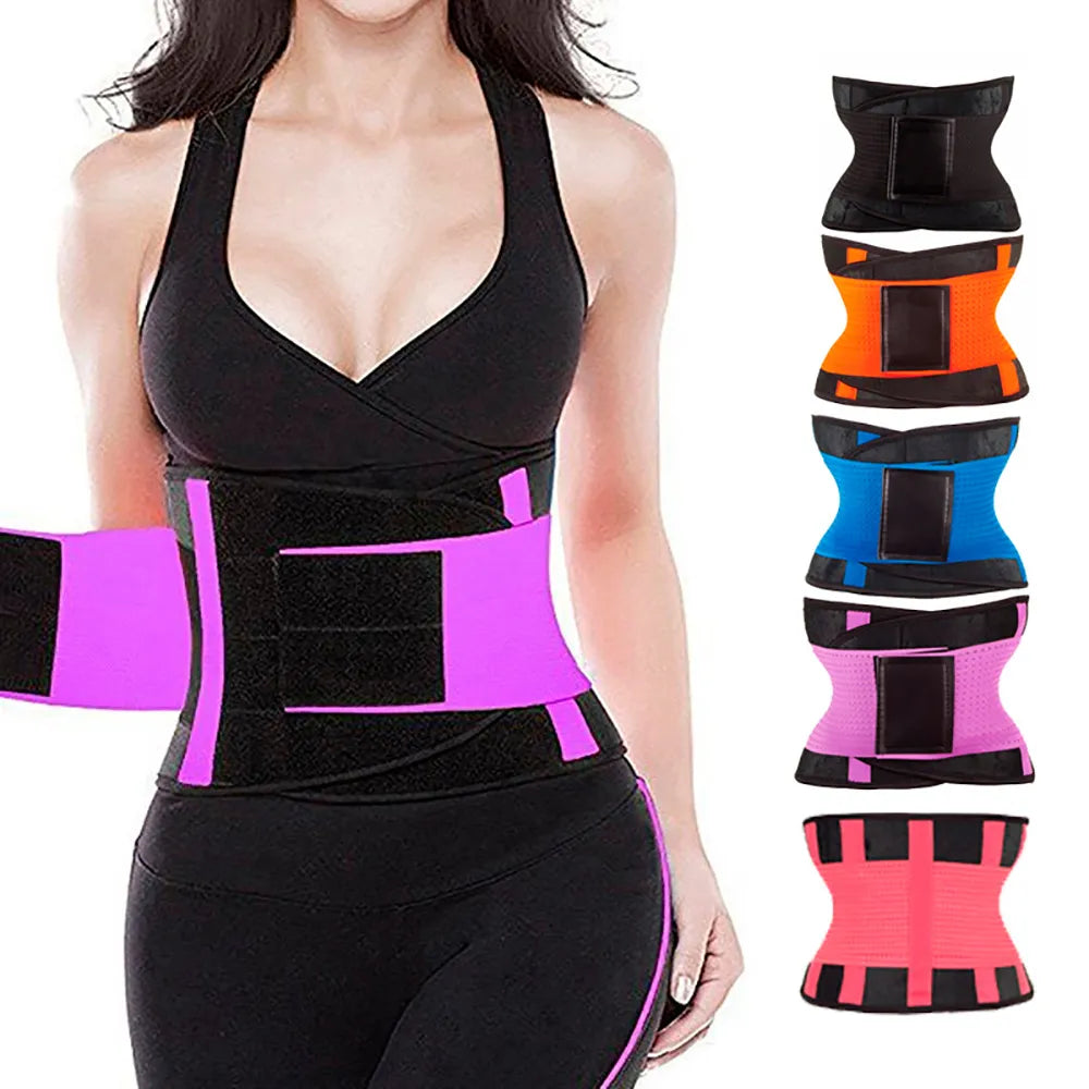 Women Waist Trainer Body Shaper Slimming Belt Sheath Belly Tummy Control Sweat Shapewear Workout Gym Clothes Corset Underwear