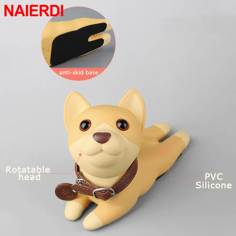 NAIERDI Cute Door Stops Cartoon Creative Silicone Door Stopper Holder Safety Toys For Children Baby Home Furniture Hardware