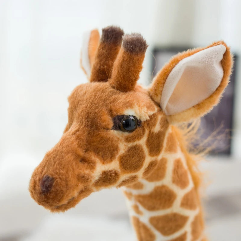 Big Size Real Life Plush Giraffe Stuffed Soft Lifelike Animals Giraffes Soft Doll Kids Home Decor Birthday Gift