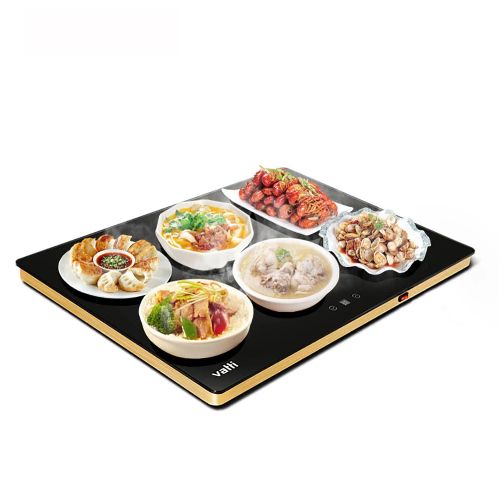 Dining: Food insulation board domestic The hot cutting board keeps warm dining-table Warm food treasure Warm cutting board heater