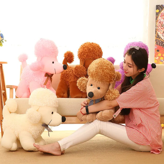 Simulation Plush Poodle Dog Toy