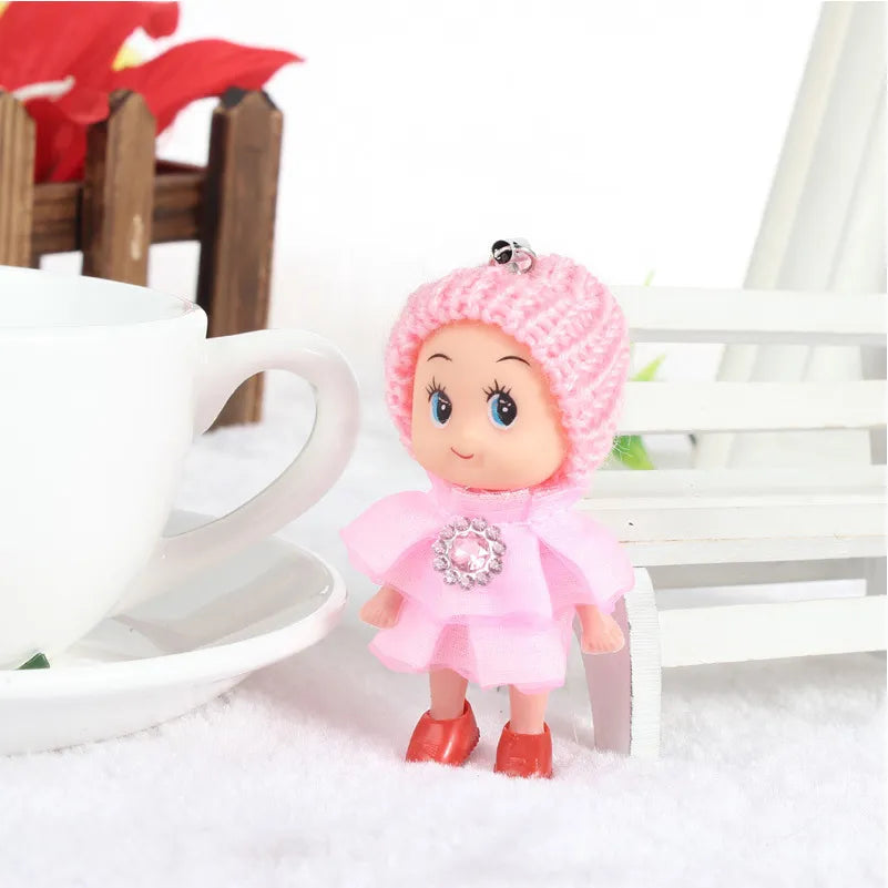 5pcs/set 8cm Little Kelly Confused Doll Princess Mini Simba Cute Baby Kelly Dolls Body Toys For Girls Children Gifts