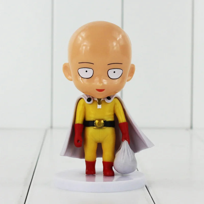 3pcs/lot Anime One Punch Man Saitama Sensei PVC action Figure Cool Model Collectible Toys Dolls