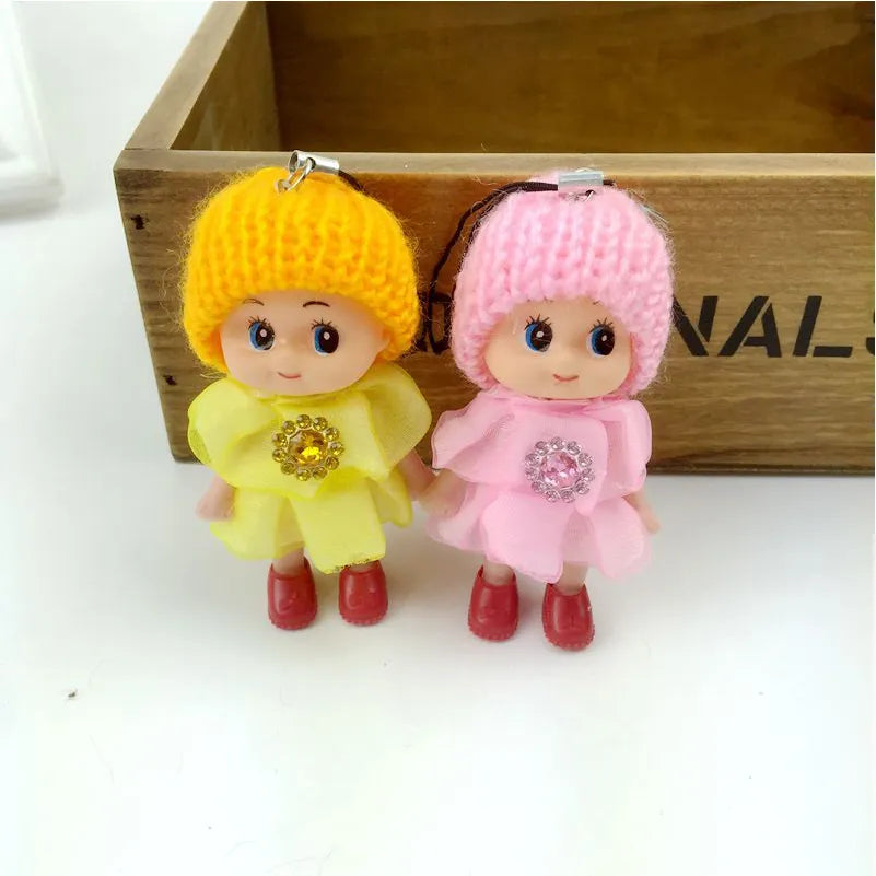 5pcs/set 8cm Little Kelly Confused Doll Princess Mini Simba Cute Baby Kelly Dolls Body Toys For Girls Children Gifts