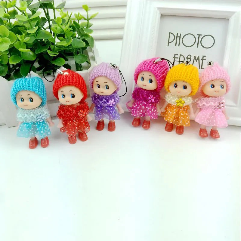 5pcs/set 8cm Little Kelly Confused Doll Princess Mini Simba Cute Baby Kelly Dolls Body Toys For Girls Children Gifts